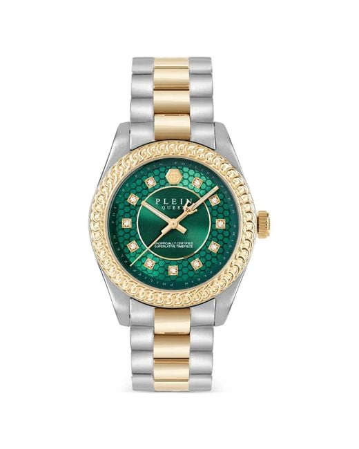 Philipp Plein Metallic Queen Supreme Crystal 36Mm Watch