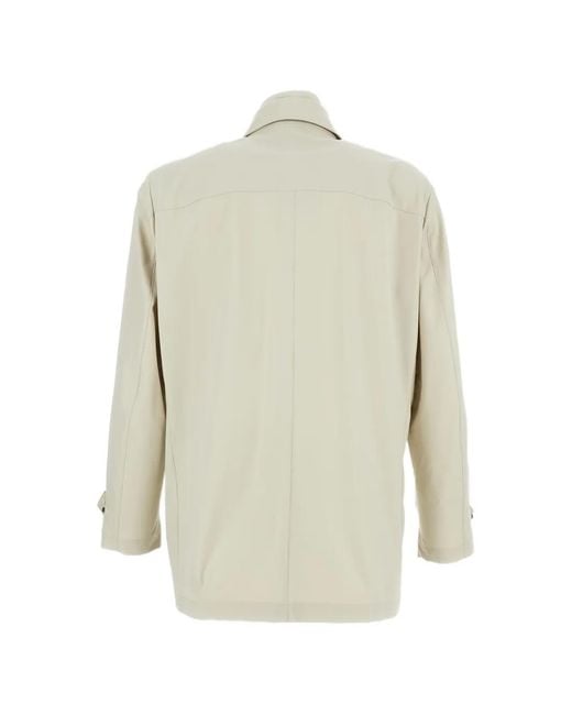 Fay White Button Collared Jacket for men