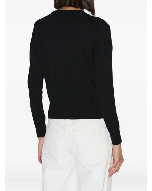 Isabel Marant Blue Mona Embroidered Cardigan