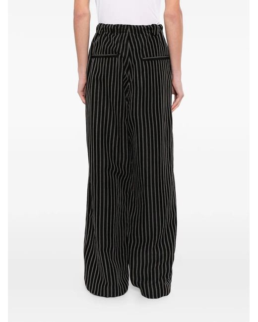 Willy Chavarria Black Toluca Trousers for men