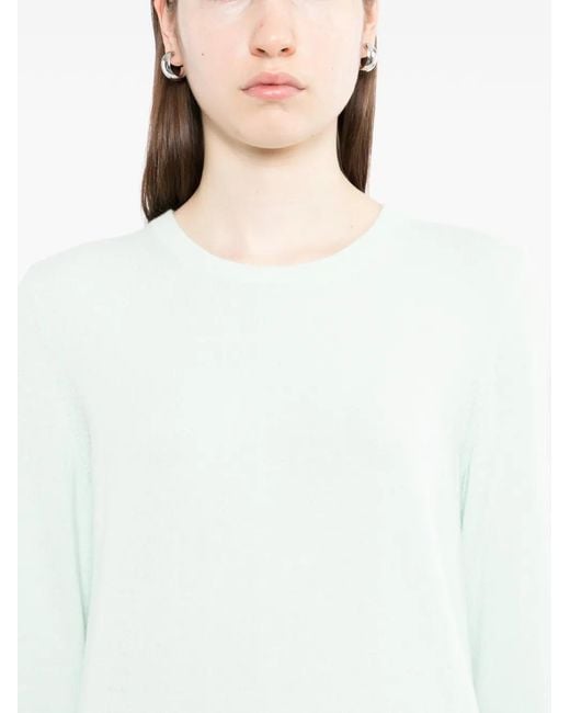 N.Peal Cashmere White Evie Jumper