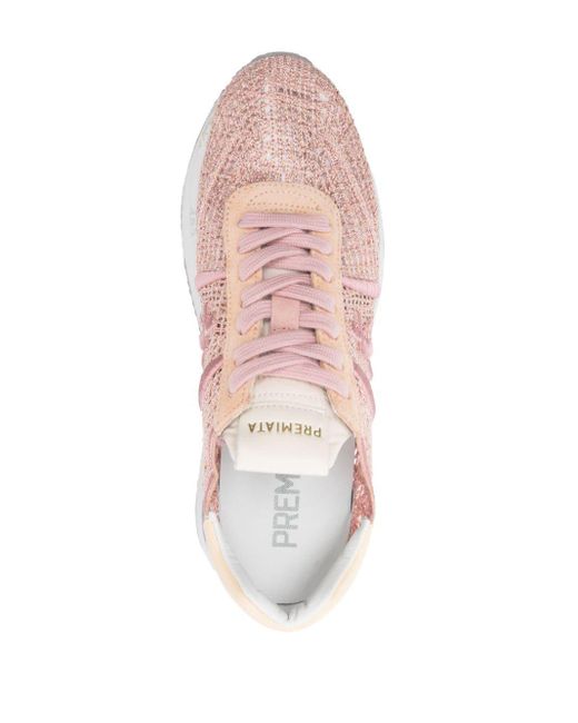 Premiata Pink 'Conny 6703' Sneakers