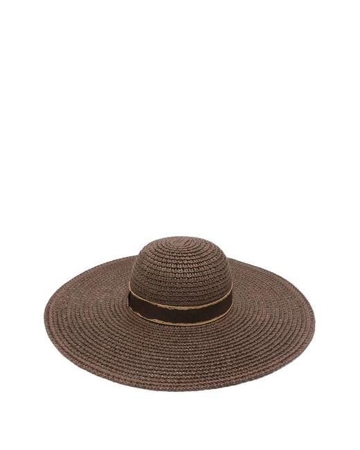 Borsalino Brown Marlene Solid None Hat