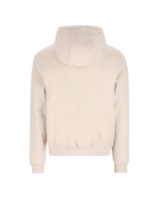 Moorer Natural Drawstring Hooded Jacket for men