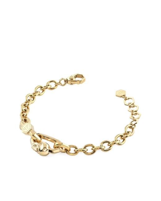 Philipp Plein Metallic Chain-Link Bracelet for men