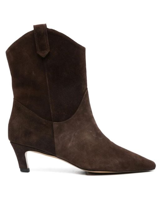Bibi Lou Brown Wildlederstiefel mit spitzer Kappe