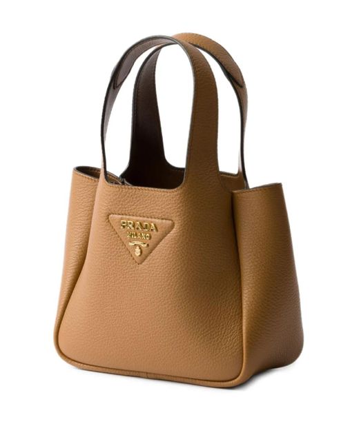 Prada Brown Leather Mini Bag