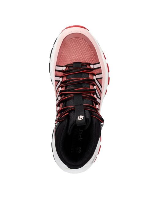 Jack Wolfskin Pink Wild Texapore Performance Sneakers