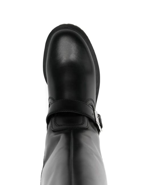 Dr. Martens Anistone Laarzen Met Ronde Neus En Gesp in het Black