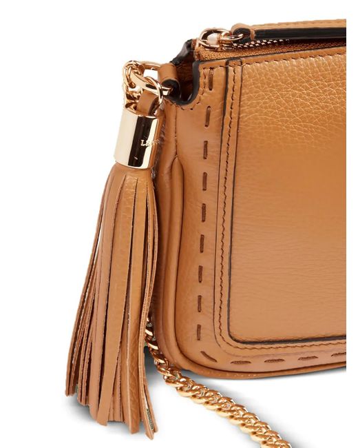 Lancel Brown Premier Flirt Tassel-Detail Cross Body Bag