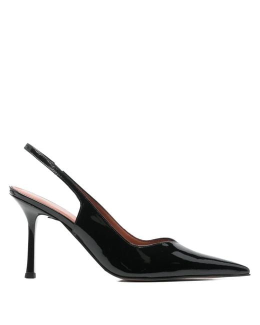 Castagna Black 85Mm Darya Pointed-Toe Pumps