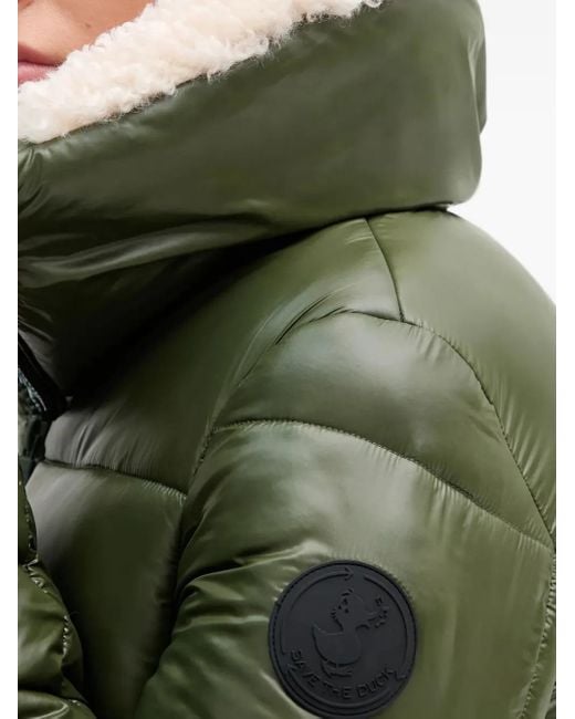 Save The Duck Green Padded Jacket