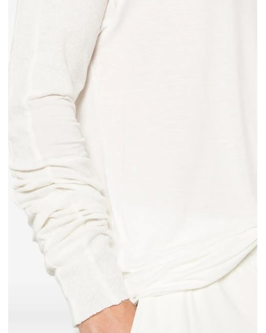 Thom Krom White T-Shirt À Manches Raglan for men
