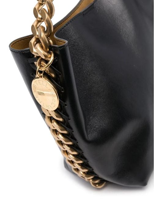 Stella McCartney Black Frayme Bucket Bag