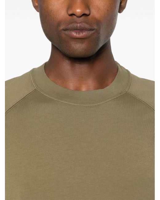 Circolo 1901 Green Short Raglan-sleeve Cotton T-shirt for men