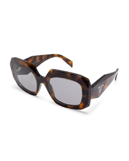 Prada Black Oversize-Frame Sunglasses
