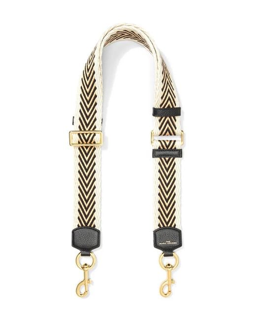 Marc Jacobs White The Strap' Arrow-Motif Strap