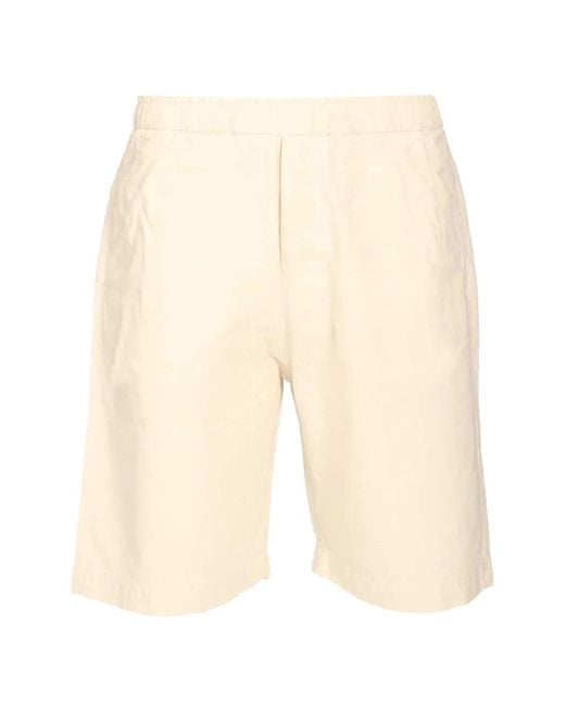 Barena Natural Elasticated Garzoto Shorts for men