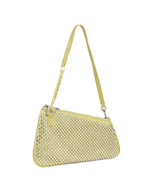 Gcds Metallic Comma Notte Shoulder Bag
