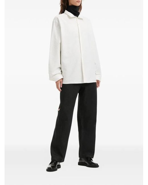 Adererror White Button Shirt