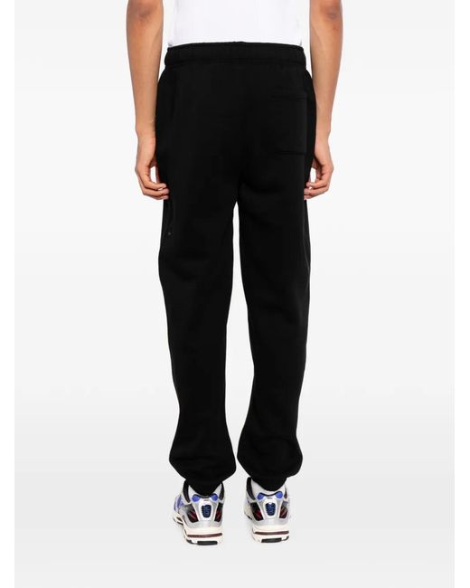 Melt Black Graphic-Print Track Pants for men