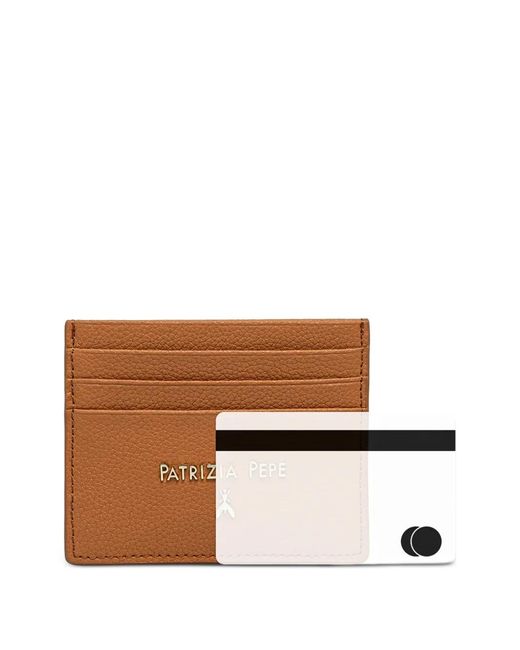 Patrizia Pepe Brown Leather Cardholder