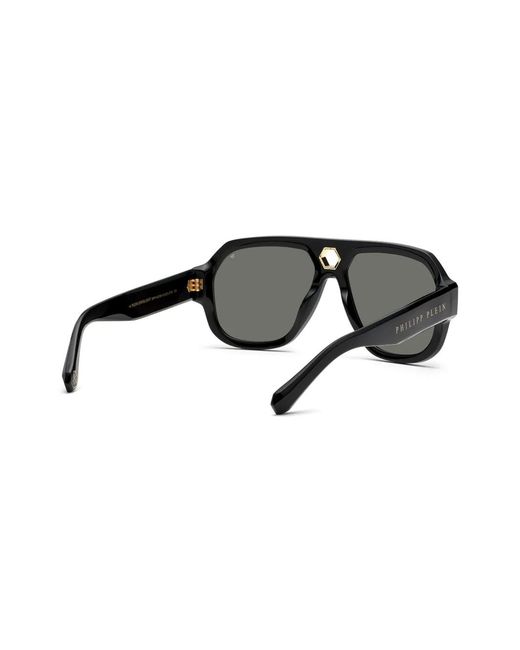 Philipp Plein Black Starlight Sunglasses for men