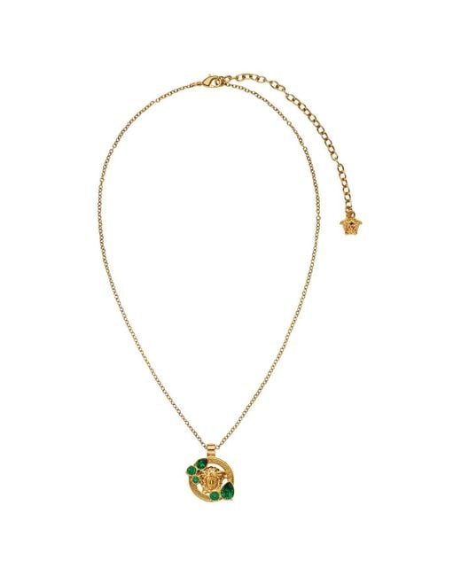 Versace White Medusa '95 Crystal Necklace