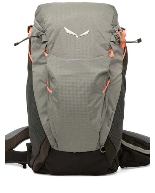 Salewa Gray Zip Webbing Backpack