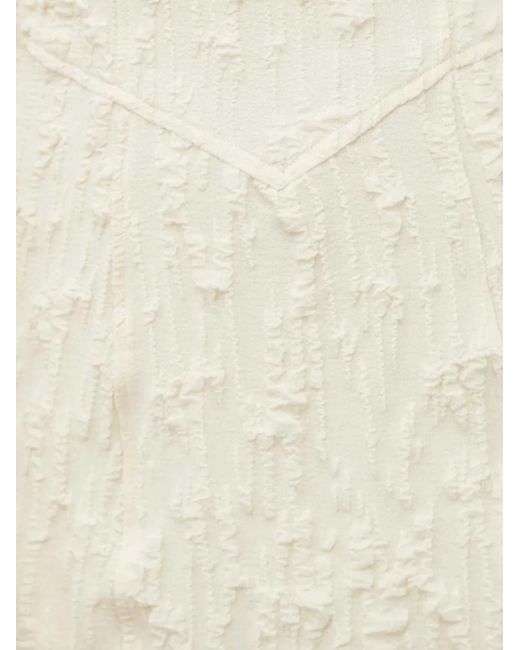 Day Birger et Mikkelsen White Textured Strap Dress