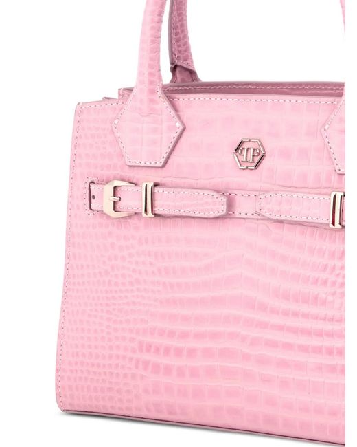 Philipp Plein Pink Dynasty Small Shopper Bag Cocco
