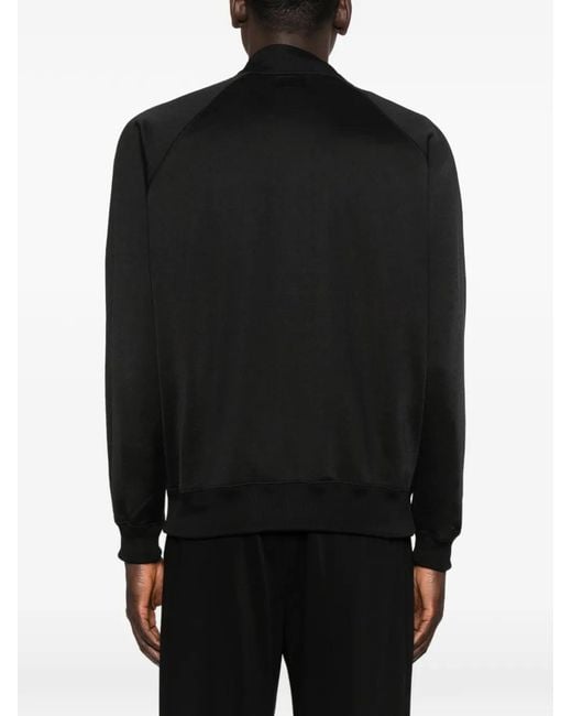 Needles Black Logo-Embroidered Sweatshirt for men