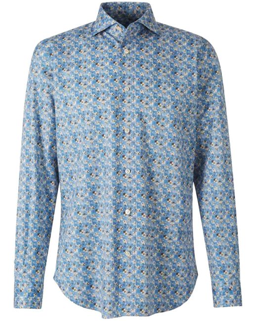 Camicia di Vincenzo Di Ruggiero in Blue da Uomo