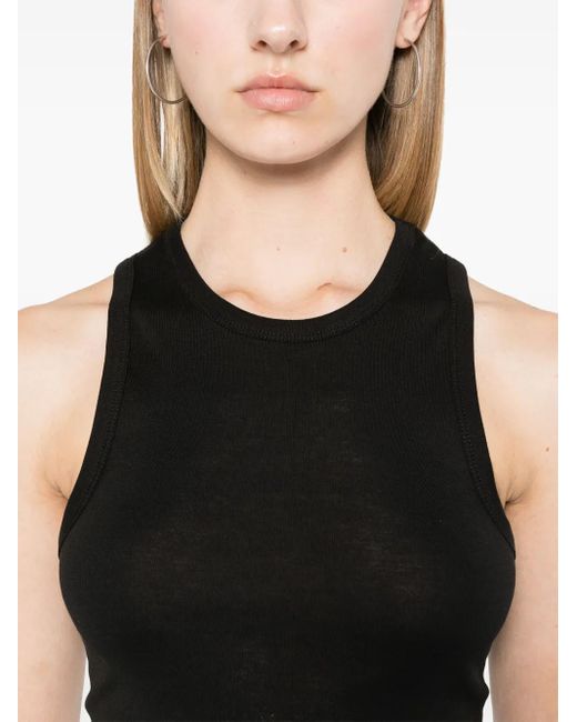 Débardeur En Coton À Col Rond Wardrobe NYC en coloris Black