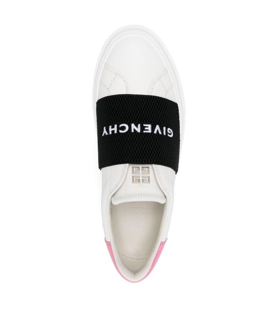 Givenchy City Slip-on Sneakers in het White