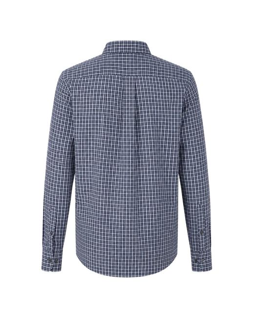 DSquared² Blue Checked Shirt for men