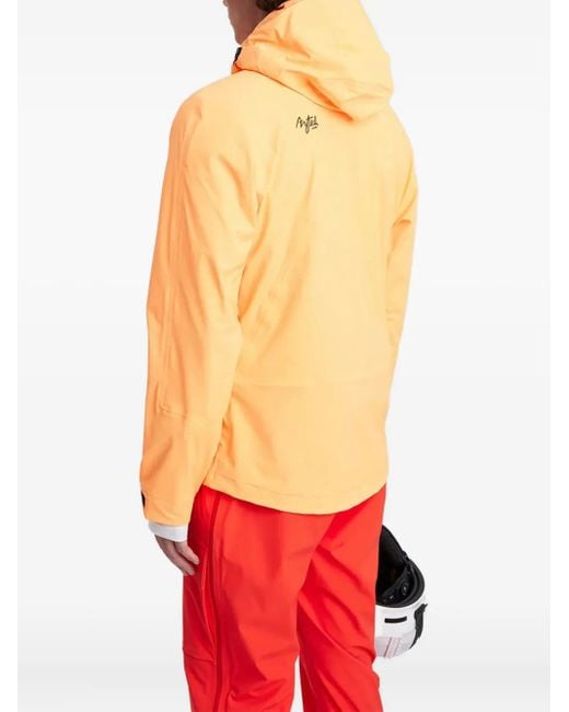 Aztech Mountain Yellow Hayden 3L Shell Hooded Shell Ski Jacket