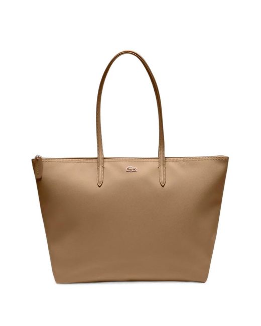 Lacoste Natural Large L.12.12 Tote Bag