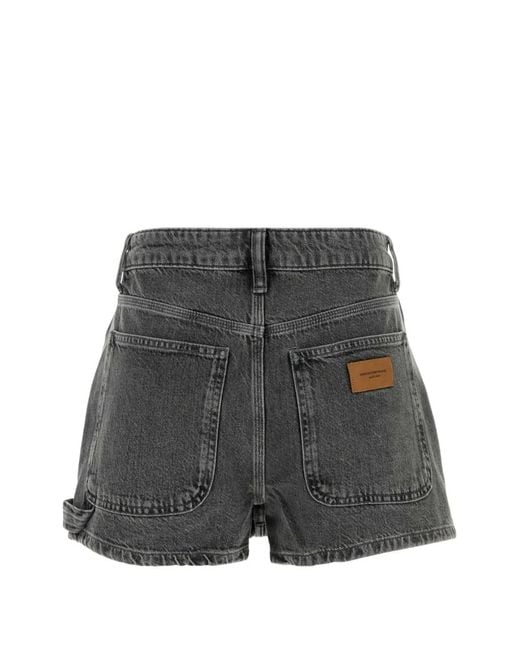 Alexander Wang Black Carpenter Mini Skort