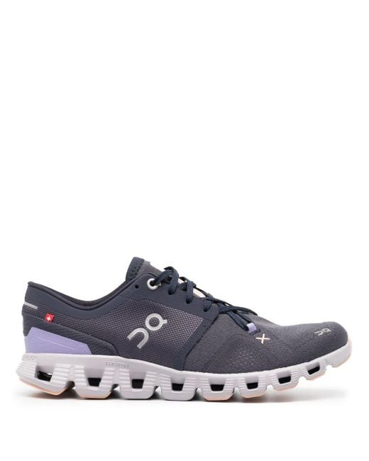 Zapatillas On Cloud X 3 con cordones On Shoes de color Purple