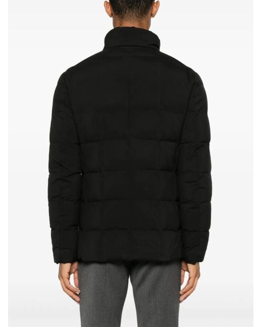 Fay Black Double-Front Jacket for men