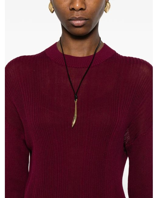 Pull À Encolure Ronde Bompard en coloris Purple