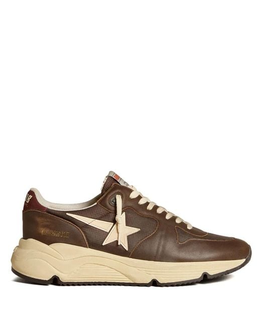 Golden Goose Deluxe Brand Brown Running Sole Sneakers for men