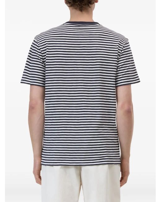 Closed Blue Striped T-Shirt for men