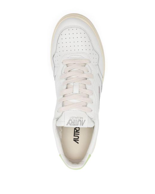 Autry Sneakers Met Vlakken in het White voor heren