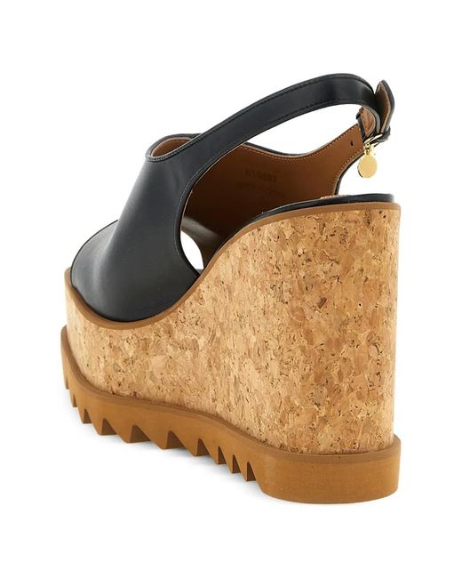 Stella McCartney Natural Open-Toe Sandals