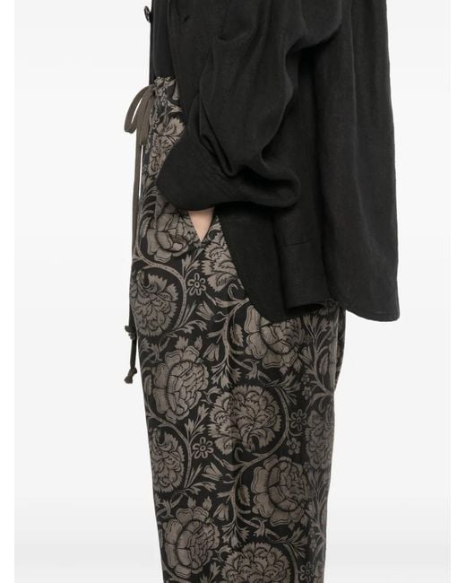 Uma Wang Gray Pantalon Perch for men