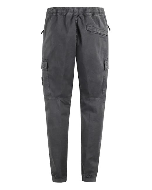 Stone Island Gray Trousers for men