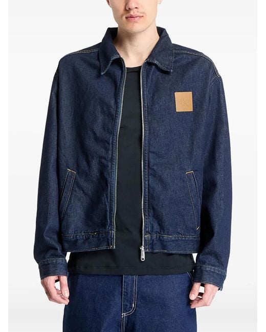 Calvin Klein Blue Cotton Jacket for men