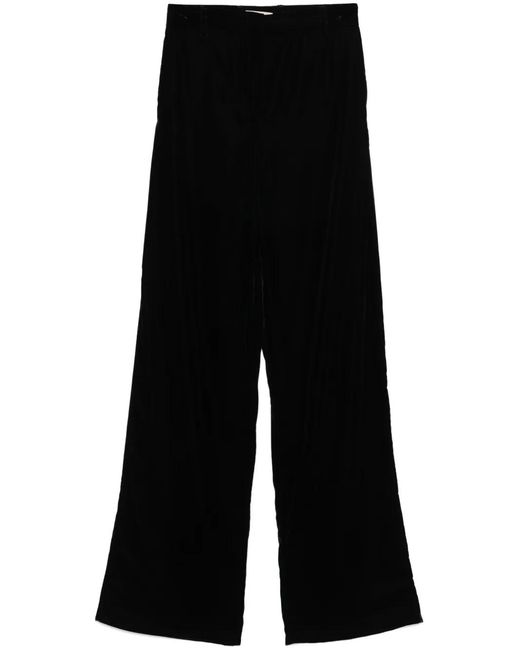 Blanca Vita Black Wide-Leg Trousers